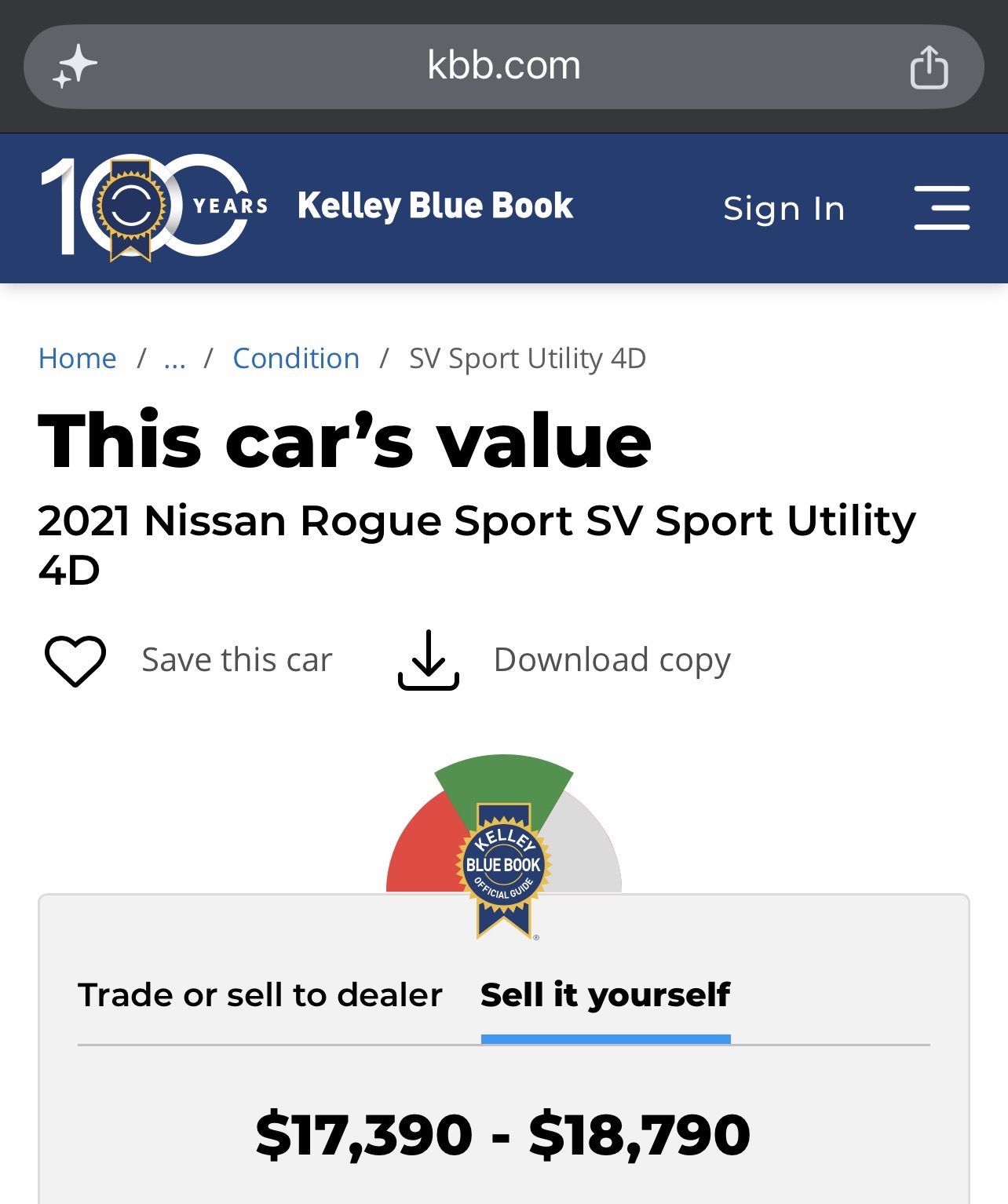 2021 Nissan Rogue Sport