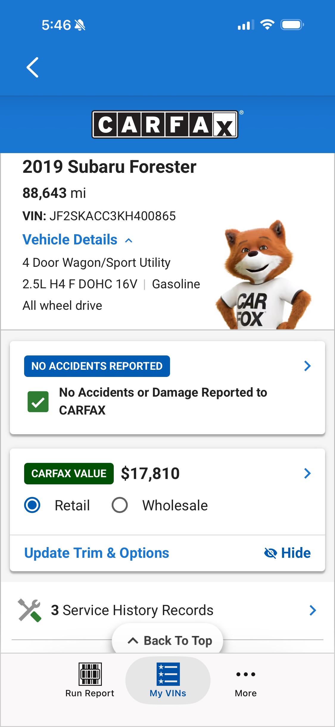 2019 Subaru Forester
