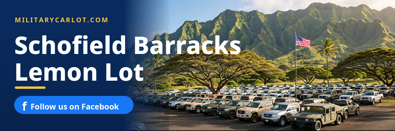 Schofield Barracks Lemon Lot on Facebook